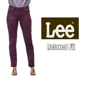 Lee Women's Relaxed Fit Jeans - Purple